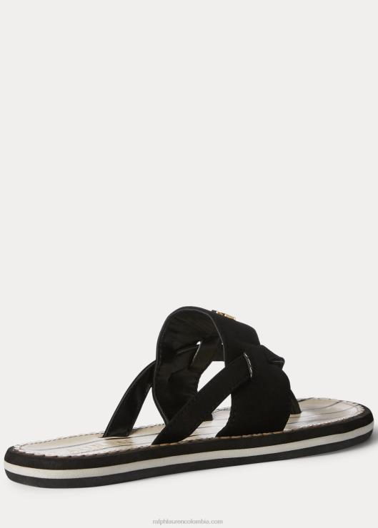 sandalia rosalinda mujer negro Ralph Lauren 2XR2V4987