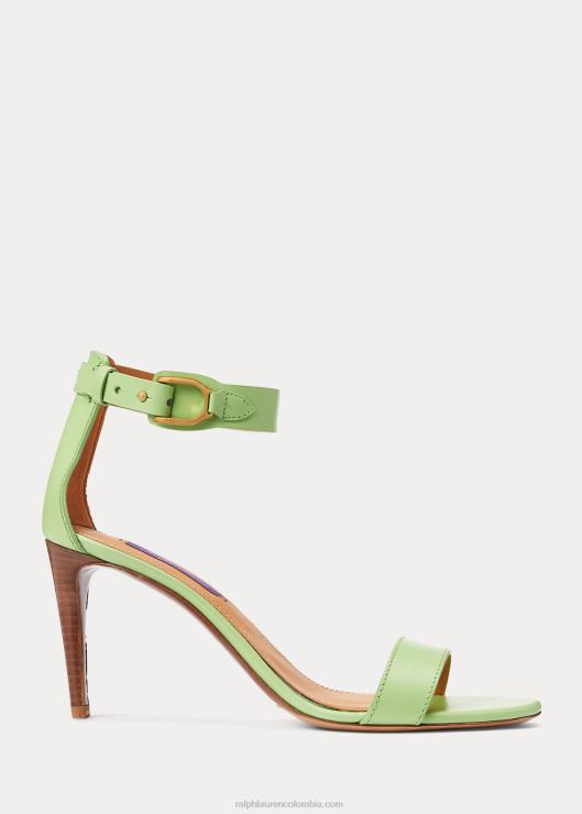 sandalias Channing Welington de piel de becerro mujerRalph Lauren 2XR2V9659