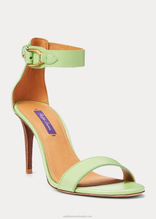 sandalias Channing Welington de piel de becerro mujerRalph Lauren 2XR2V9659