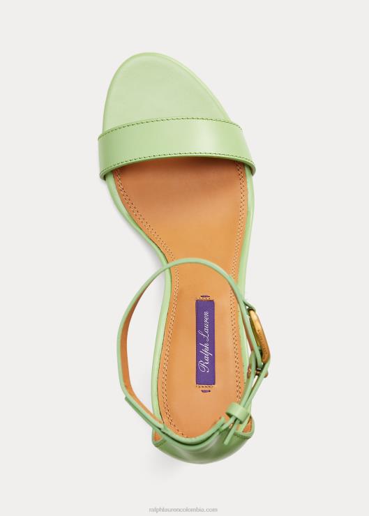 sandalias Channing Welington de piel de becerro mujerRalph Lauren 2XR2V9659
