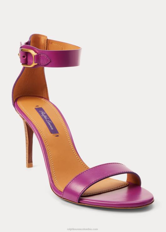 sandalias Channing Welington de piel de becerro mujerRalph Lauren 2XR2V9662