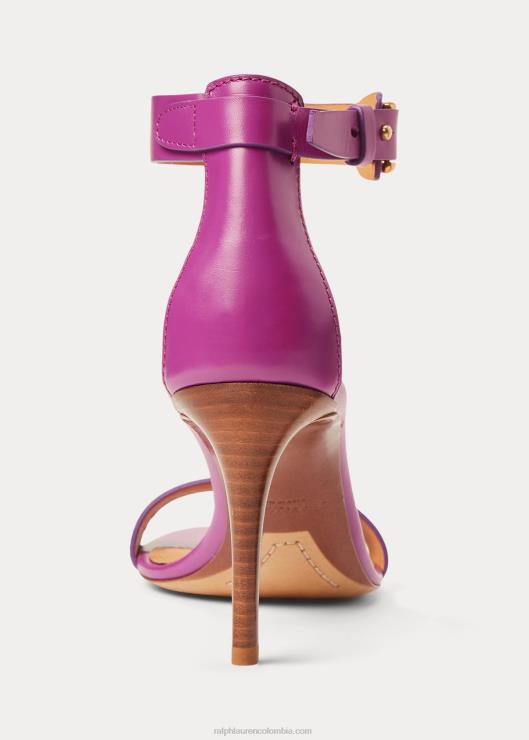 sandalias Channing Welington de piel de becerro mujerRalph Lauren 2XR2V9662