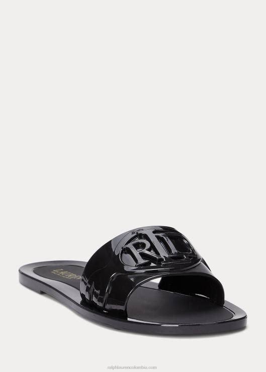 sandalias alegría jalea mujer negro Ralph Lauren 2XR2V4994