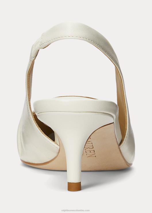 salón destalonado lolah de napa mujer vainilla Ralph Lauren 2XR2V5032
