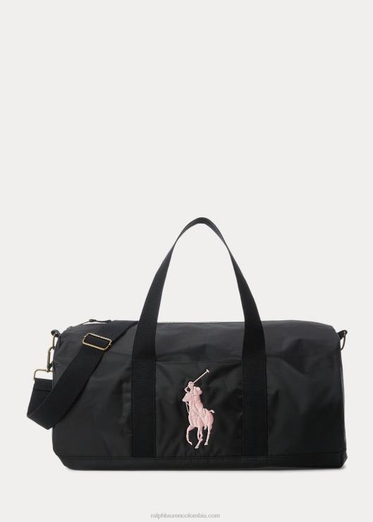 bolso de lona antidesgarro big pony niños negro Ralph Lauren 2XR2V7130