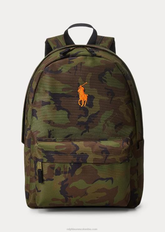 mochila polo pony grande niños camuflaje múltiple Ralph Lauren 2XR2V6252