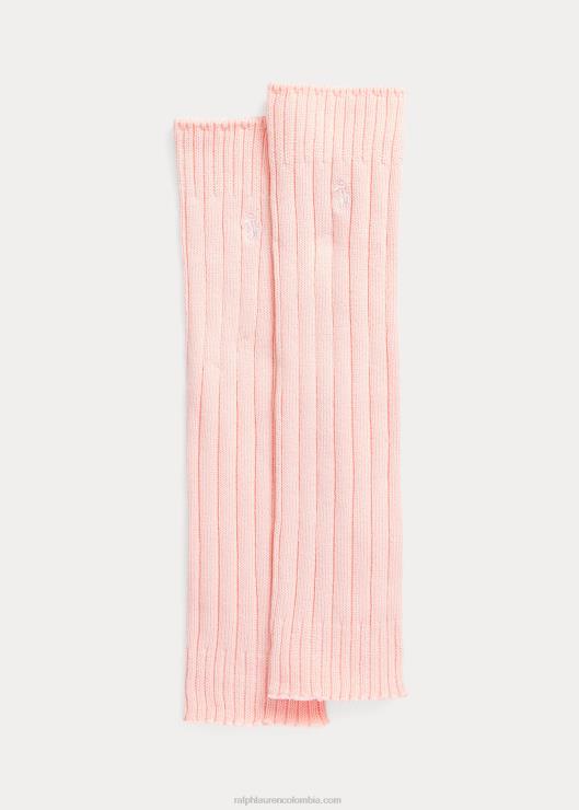 calentador de piernas en mezcla de algodón niños Rosa claro Ralph Lauren 2XR2V7127