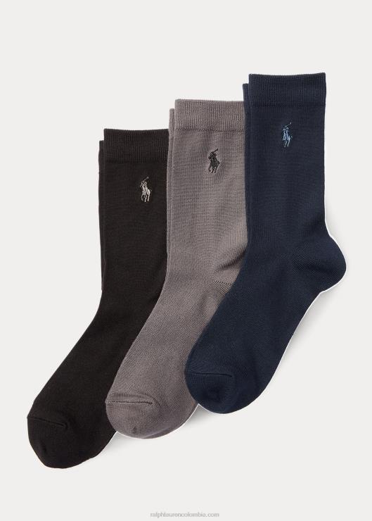 paquete de 3 planos supersuaves niños azul marino surtido Ralph Lauren 2XR2V6318