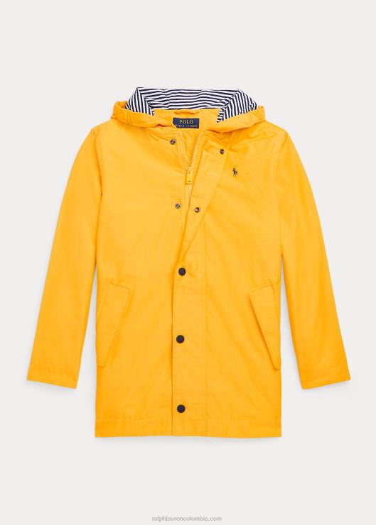 impermeable con capucha niños impermeable amarillo Ralph Lauren 2XR2V6686