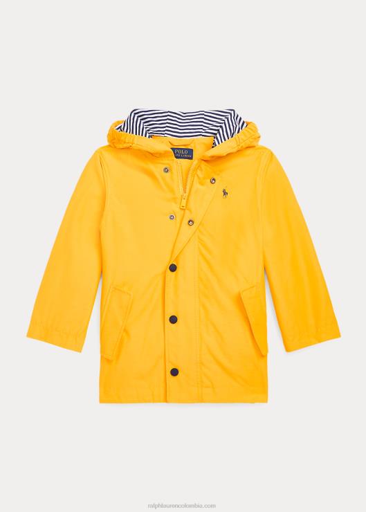 impermeable con capucha niños impermeable amarillo Ralph Lauren 2XR2V9913
