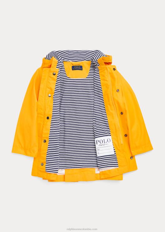 impermeable con capucha niños impermeable amarillo Ralph Lauren 2XR2V9913