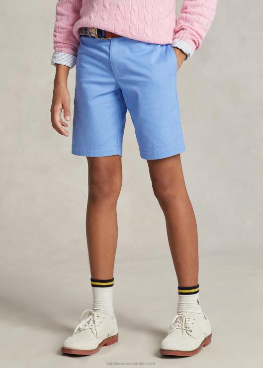Pantalón corto de sarga Flex Abrasion de corte recto niños puerto isla azul Ralph Lauren 2XR2V5645