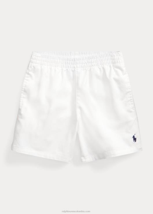 pantalones cortos chinos elásticos niños blanco Ralph Lauren 2XR2V5885