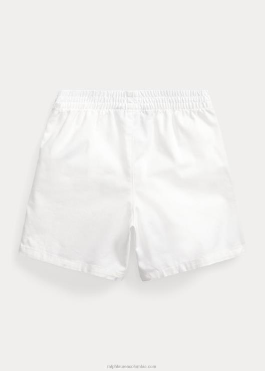 pantalones cortos chinos elásticos niños blanco Ralph Lauren 2XR2V5885