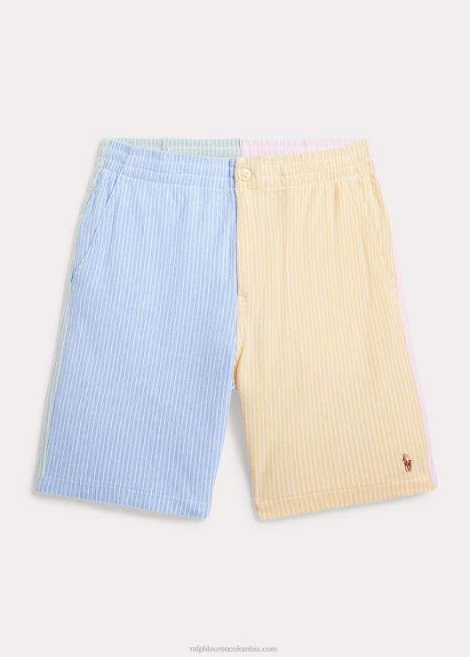 polo prepster knit oxford fun shorts niños puerto isla azul multi Ralph Lauren 2XR2V6001