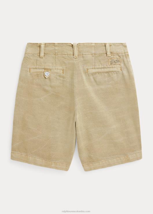 sarga de algodón corto niños beige costero Ralph Lauren 2XR2V6114