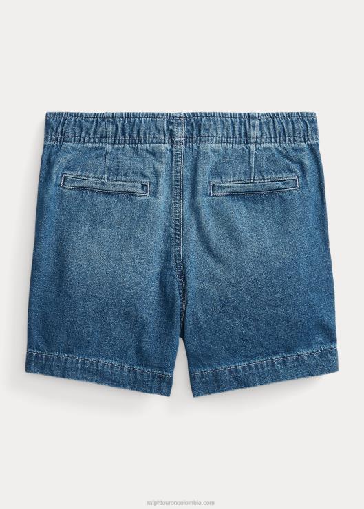 short vaquero polo prepster niños lavado milbrook Ralph Lauren 2XR2V6171