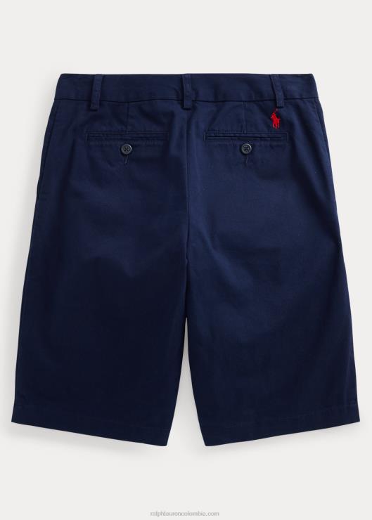 shorts chinos elásticos de corte recto niños Marina de Newport Ralph Lauren 2XR2V6018