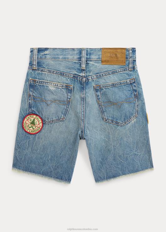 shorts de mezclilla desgastados sullivan slim niños lavado de plimpton Ralph Lauren 2XR2V5977