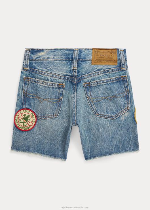 shorts de mezclilla desgastados sullivan slim niños lavado de plimpton Ralph Lauren 2XR2V9776