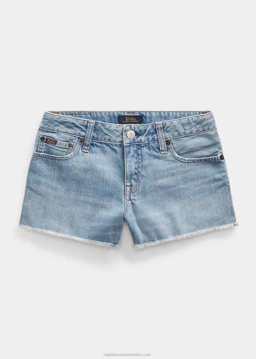 shorts de mezclilla deshilachados niños lavado cardell Ralph Lauren 2XR2V6974