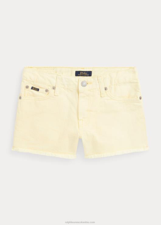 shorts de mezclilla deshilachados niños maíz amarillo Ralph Lauren 2XR2V7146