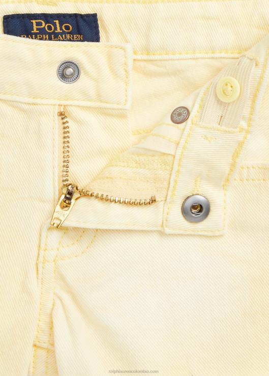 shorts de mezclilla deshilachados niños maíz amarillo Ralph Lauren 2XR2V9976