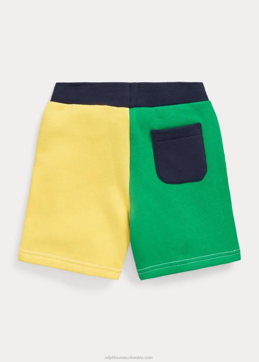 shorts de polar con bloques de color niños multi blanco Ralph Lauren 2XR2V5796