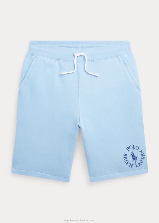 shorts de polar con logo de big pony niños azul pálido Ralph Lauren 2XR2V5652