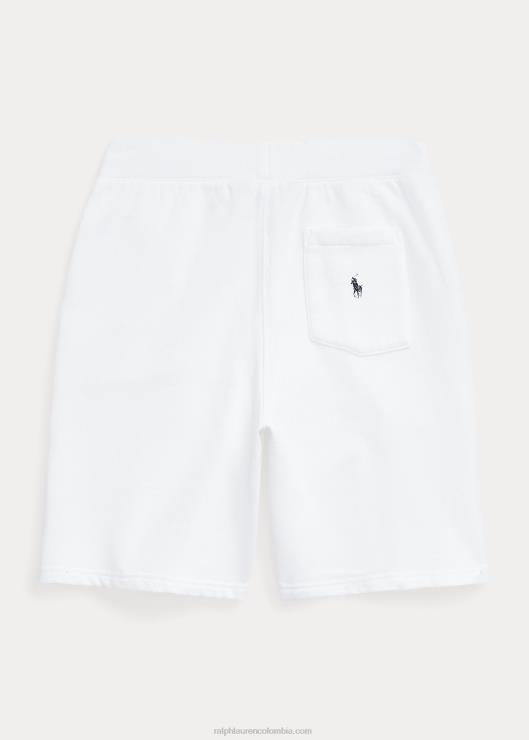 shorts de polar con logo niños blanco Ralph Lauren 2XR2V6104