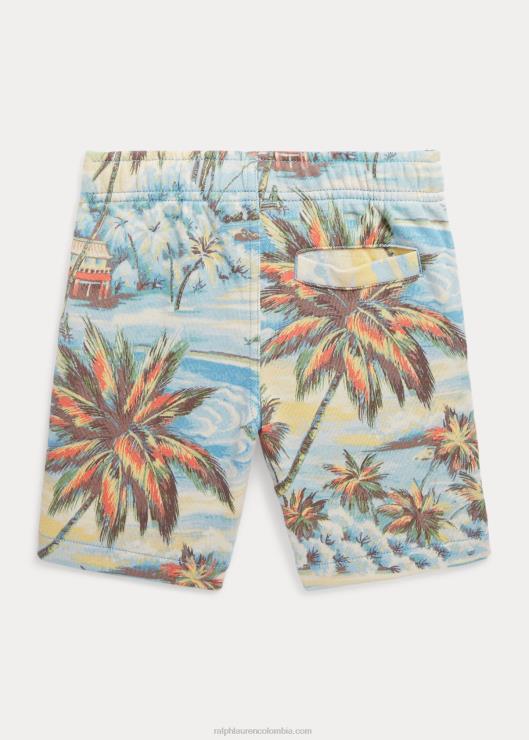 shorts spa de rizo con estampado tropical niños bazar de la playa hawaiana Ralph Lauren 2XR2V5737