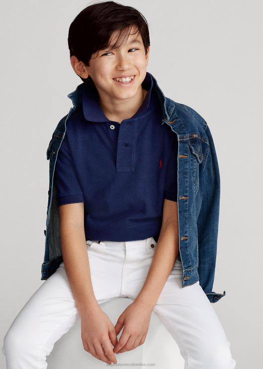 el icónico polo de malla niños Marina de Newport Ralph Lauren 2XR2V9812