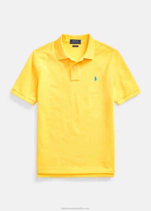 el icónico polo de malla niños aleta amarilla Ralph Lauren 2XR2V6031