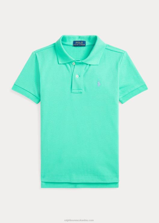 el icónico polo de malla niños atardecer verde Ralph Lauren 2XR2V5697