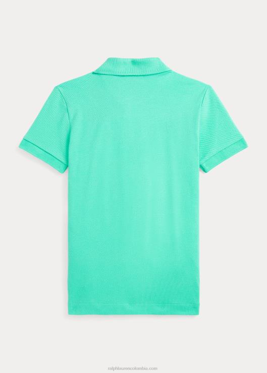 el icónico polo de malla niños atardecer verde Ralph Lauren 2XR2V5697