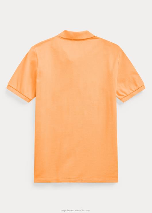 el icónico polo de malla niños clave oeste naranja Ralph Lauren 2XR2V6033