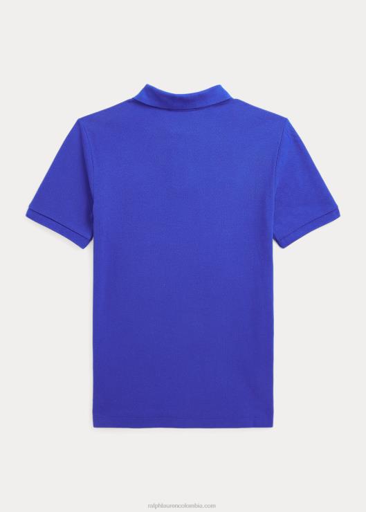 el icónico polo de malla niños estrella de zafiro Ralph Lauren 2XR2V6046