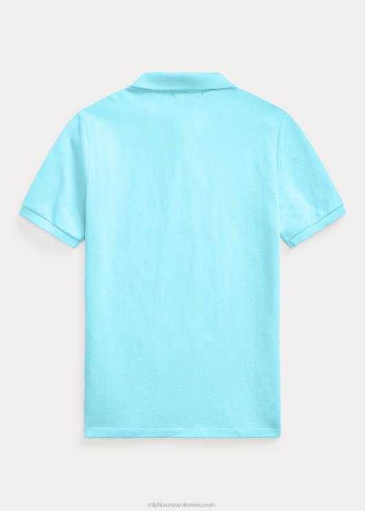 el icónico polo de malla niños nova turquesa Ralph Lauren 2XR2V6023