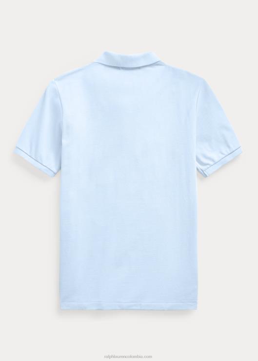 el icónico polo de malla niños oficina azul Ralph Lauren 2XR2V6022