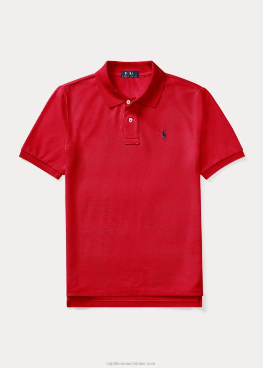 el icónico polo de malla niños rl2000 rojo Ralph Lauren 2XR2V6035