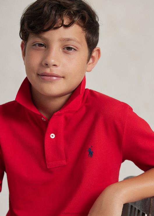 el icónico polo de malla niños rl2000 rojo Ralph Lauren 2XR2V6035