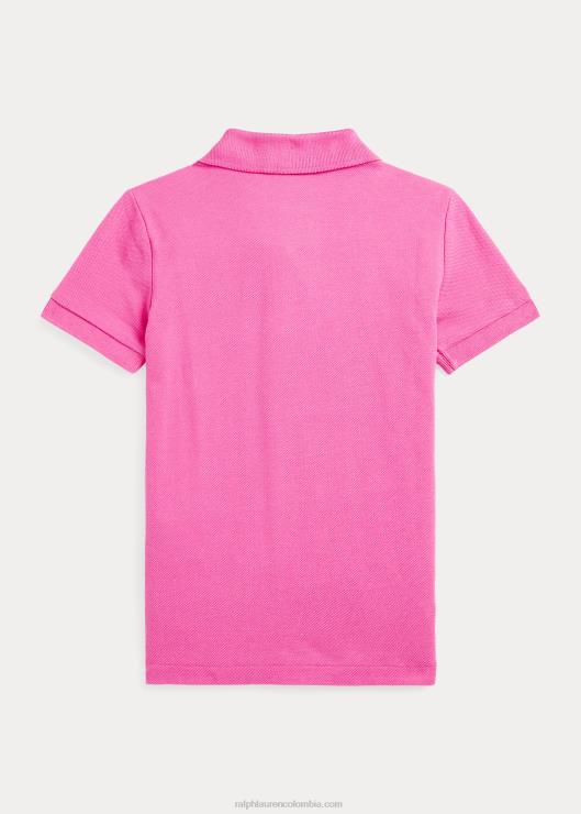 el icónico polo de malla niños rosa desierto Ralph Lauren 2XR2V5703