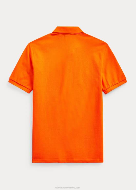 el icónico polo de malla niños vela naranja Ralph Lauren 2XR2V6034