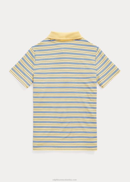 playera tipo polo a rayas niños maíz amarillo multi Ralph Lauren 2XR2V6468