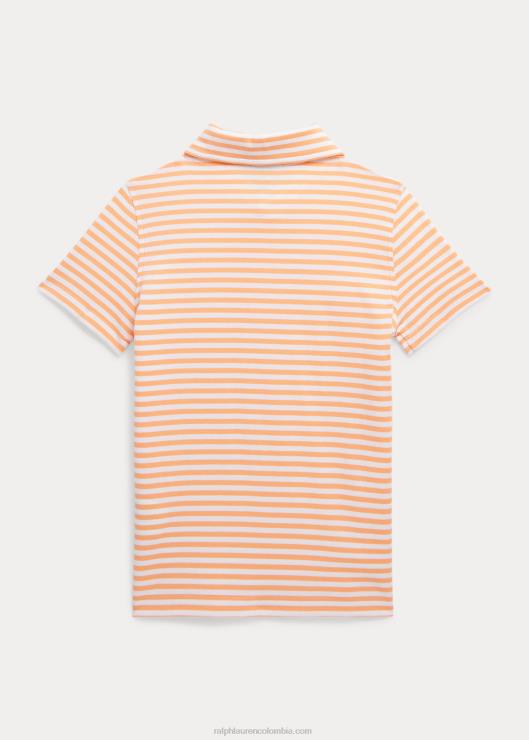 playera tipo polo a rayas niños naranja claro/blanco Ralph Lauren 2XR2V5629