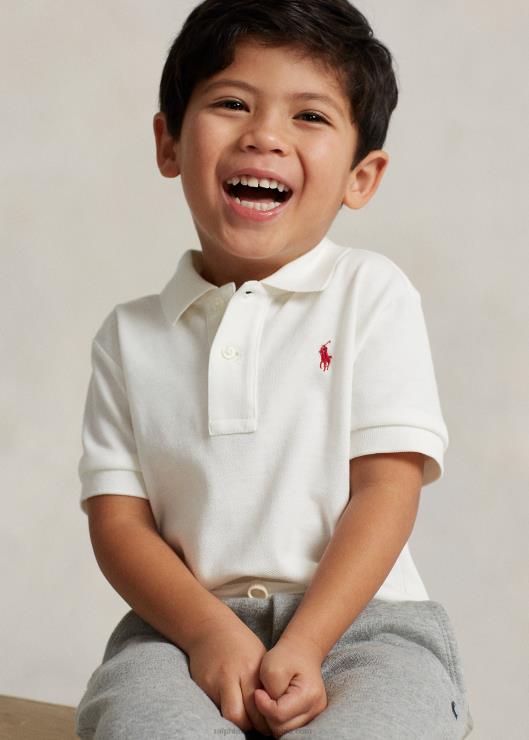 playera tipo polo de malla de algodón con diseño de año nuevo lunar niños nevis Ralph Lauren 2XR2V6438