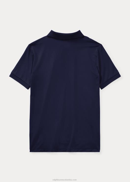 playera tipo polo de punto de alto rendimiento niños azul marino refinado Ralph Lauren 2XR2V6315