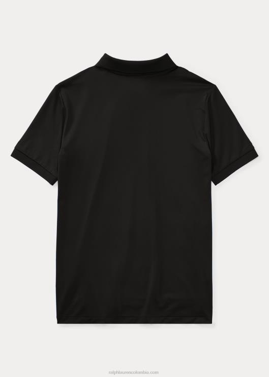 playera tipo polo de punto de alto rendimiento niños negro Ralph Lauren 2XR2V6314