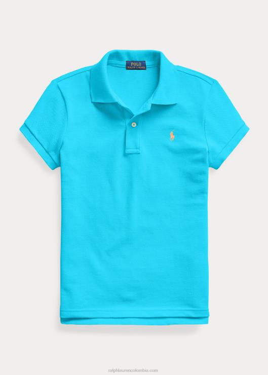 polo de malla de algodón niños cala azul Ralph Lauren 2XR2V7003