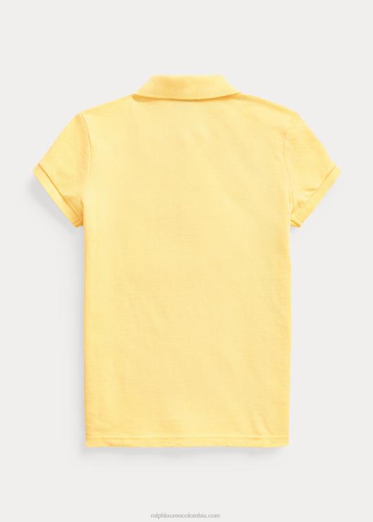 polo de malla de algodón niños maíz amarillo Ralph Lauren 2XR2V6996
